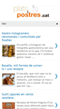 Mobile Screenshot of platsipostres.cat